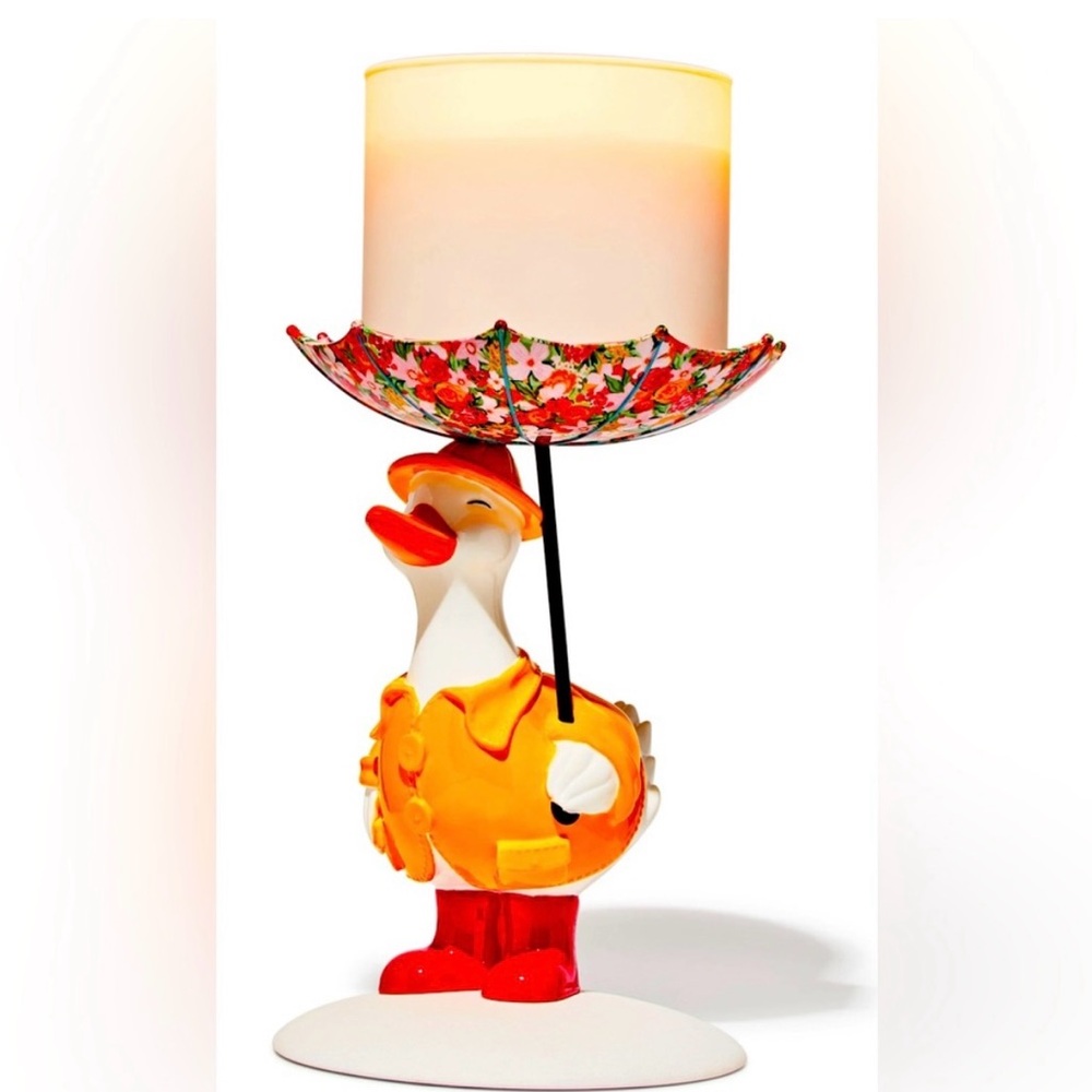 Bath and Body works Silly goose 3 wick candle holder